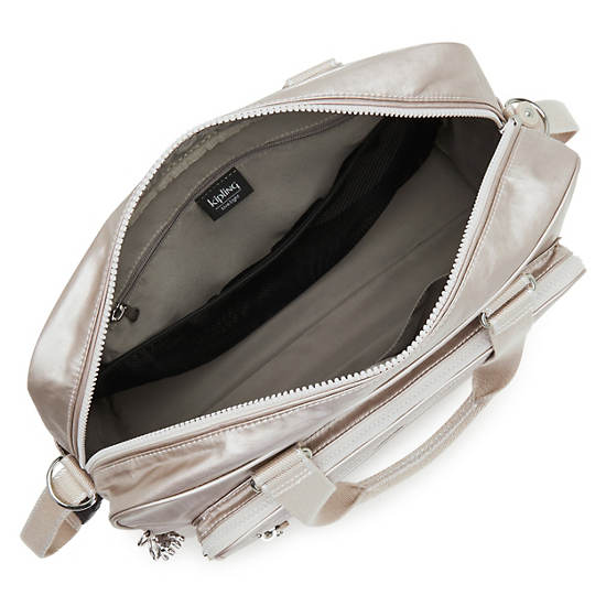 Bolsas Kipling Alanna Metallic Diaper Bag Beige | MX 1242RV